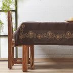 Τετράγωνο Καρέ Αιγαίον Flower Swirl 9942 85X85 / brown